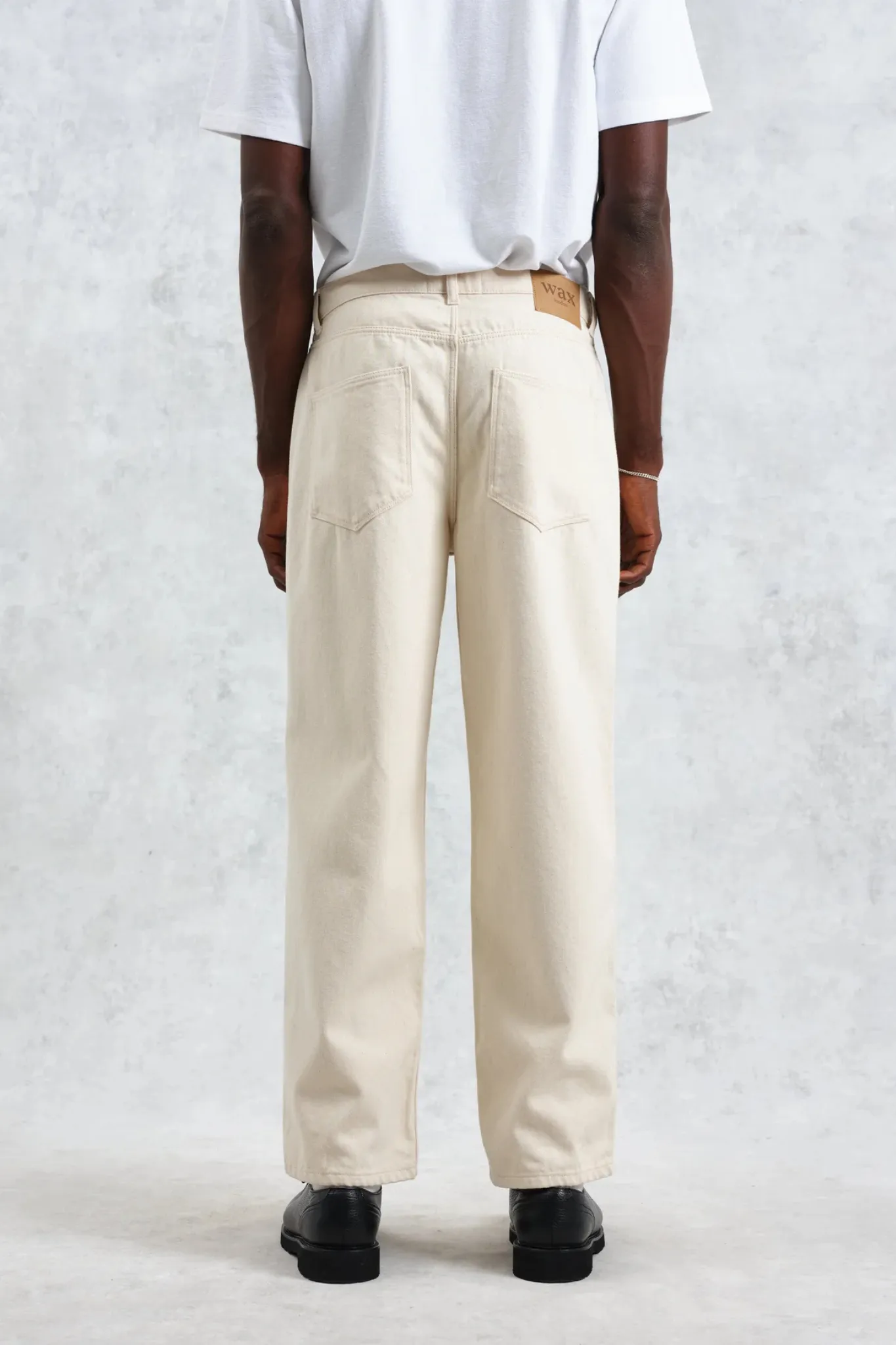 FELIX LOOSE FIT DENIM JEANS - ECRU