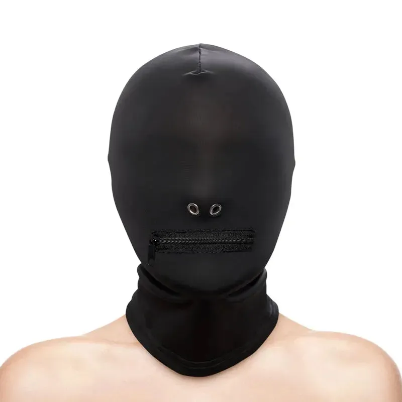 Fetish & Fantasy - Zippered Mouth Hood -