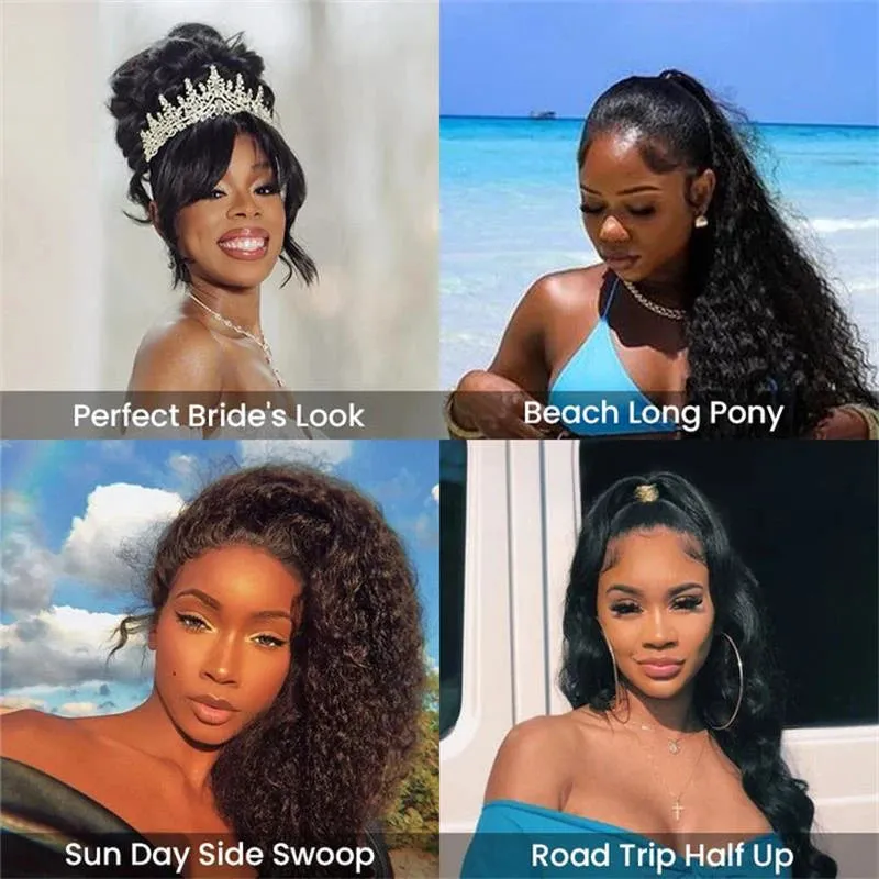 Flash Sale Invisi-Strap Snug Fit 360 HD Transparent Lace Wig Bleached Knots