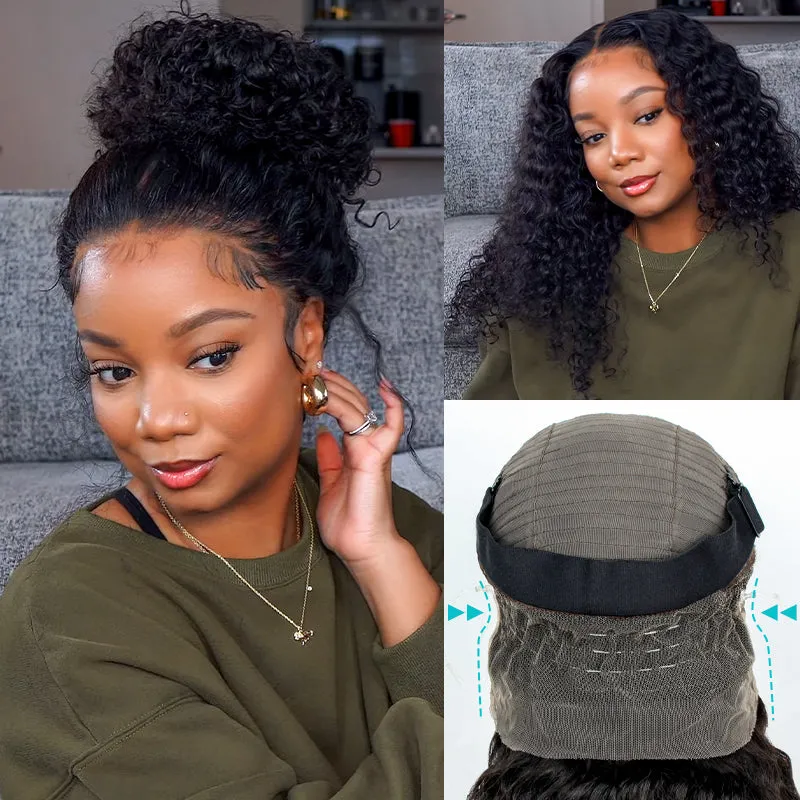 Flash Sale Invisi-Strap Snug Fit 360 HD Transparent Lace Wig Bleached Knots