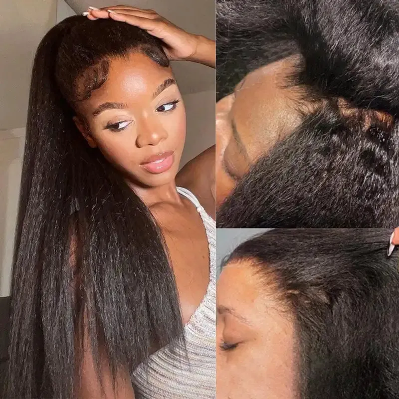 Flash Sale Invisi-Strap Snug Fit 360 HD Transparent Lace Wig Bleached Knots