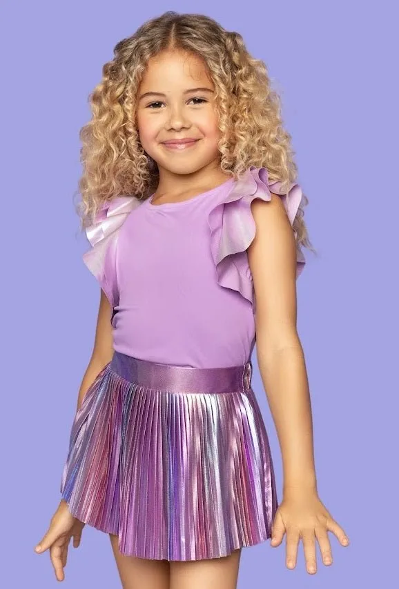 FLUTTER TOP PURPLE