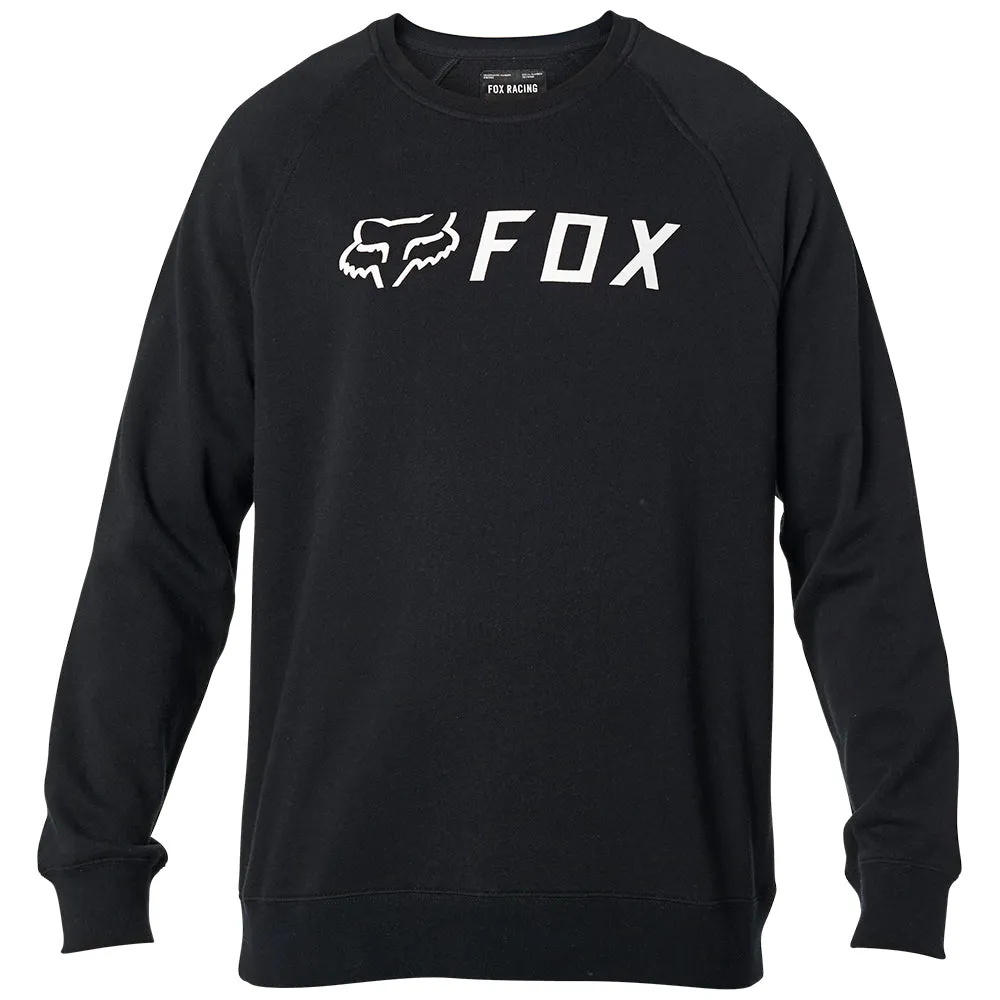 FOX APEX CREW FLEECE [BLACK/WHITE] S