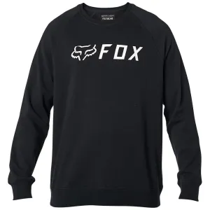 FOX APEX CREW FLEECE [BLACK/WHITE] S