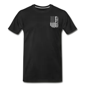 Girl Dad American Flag Men's Premium T-Shirt