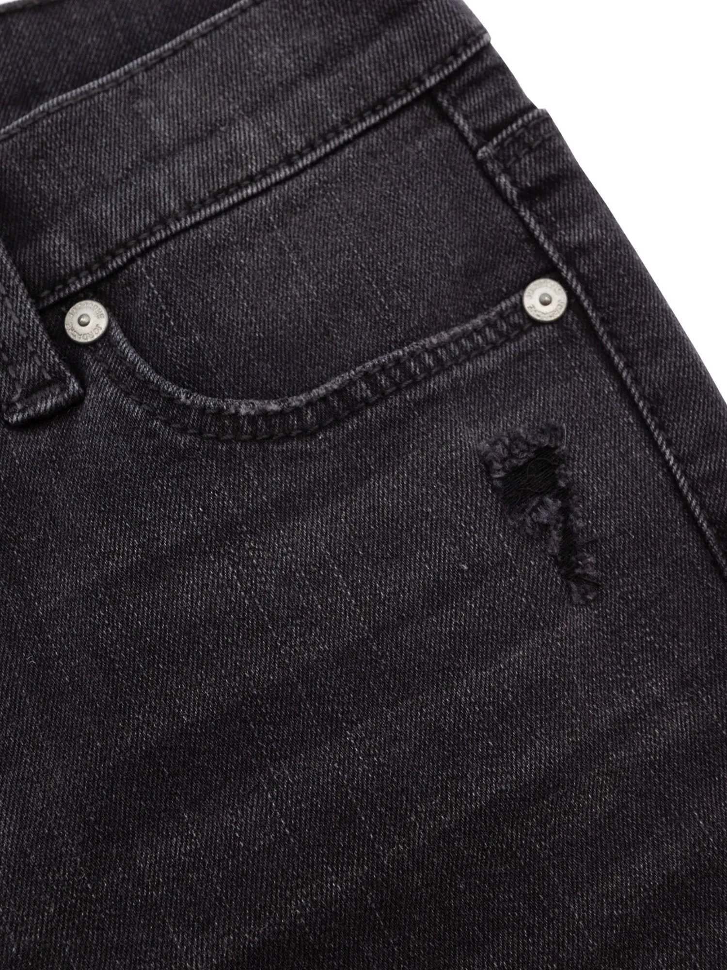 Girls High Waist Girlfriend Jeans