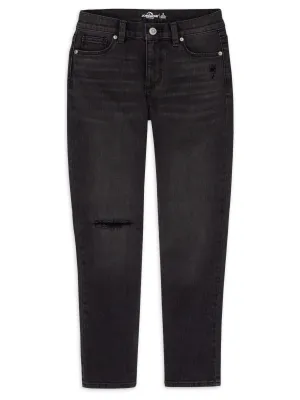 Girls High Waist Girlfriend Jeans