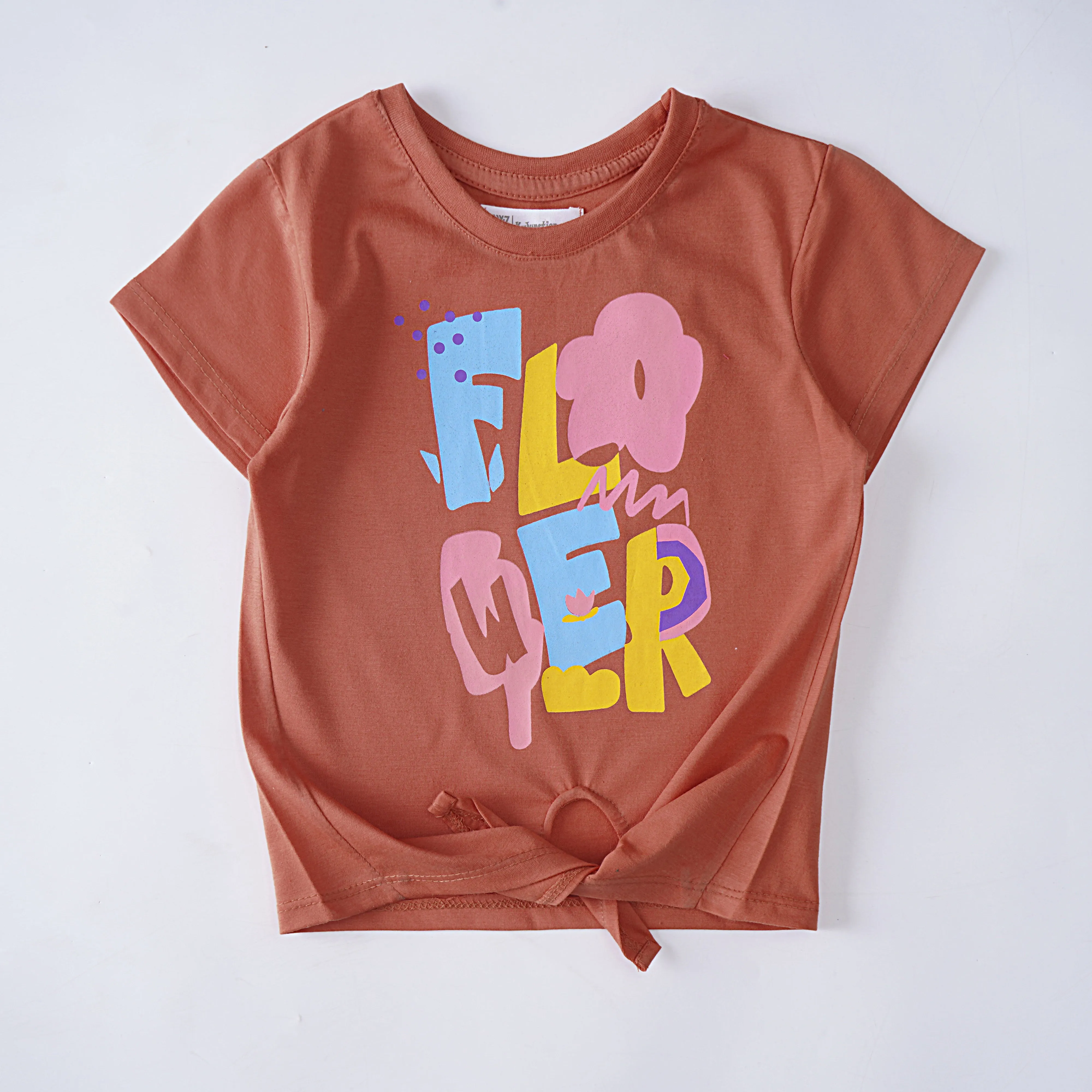 Girls H/S t shirt (Flower)