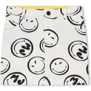 Girls White Marc Jacobs X Smileyworld Skirt