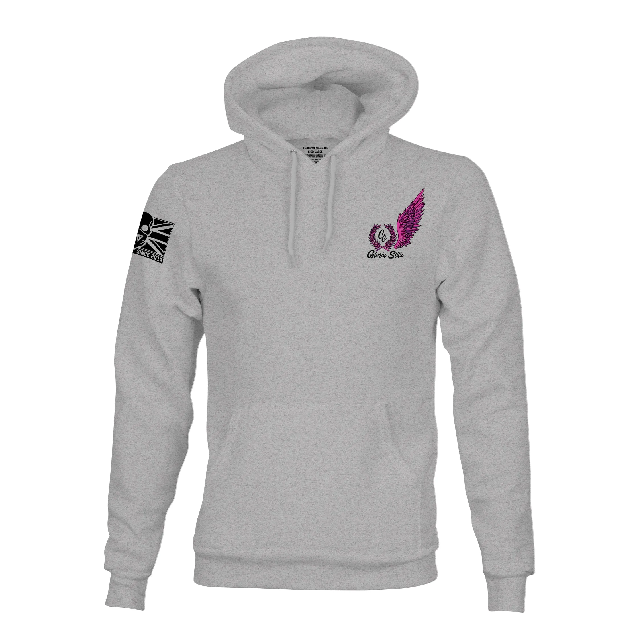 GLORIA STITZ PINK TAG HOODIE