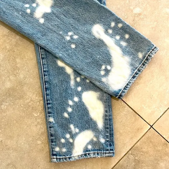 GOOD AMERICAN Acid Wash 90’s Style Jeans Size 6/28