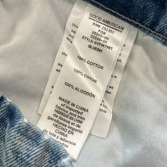 GOOD AMERICAN Acid Wash 90’s Style Jeans Size 6/28