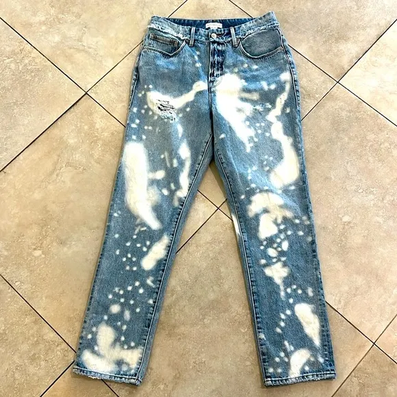 GOOD AMERICAN Acid Wash 90’s Style Jeans Size 6/28