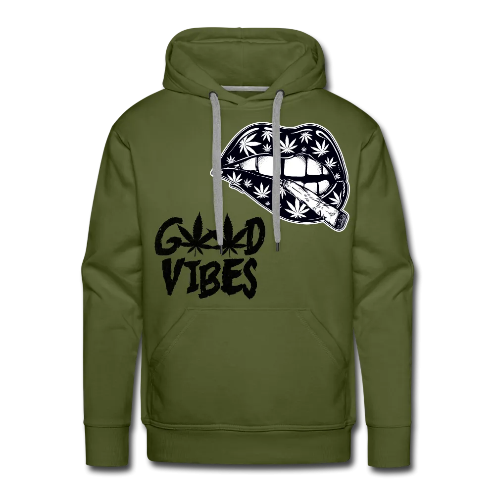 Good Vibes Cannabis 420 Men’s Premium Hoodie