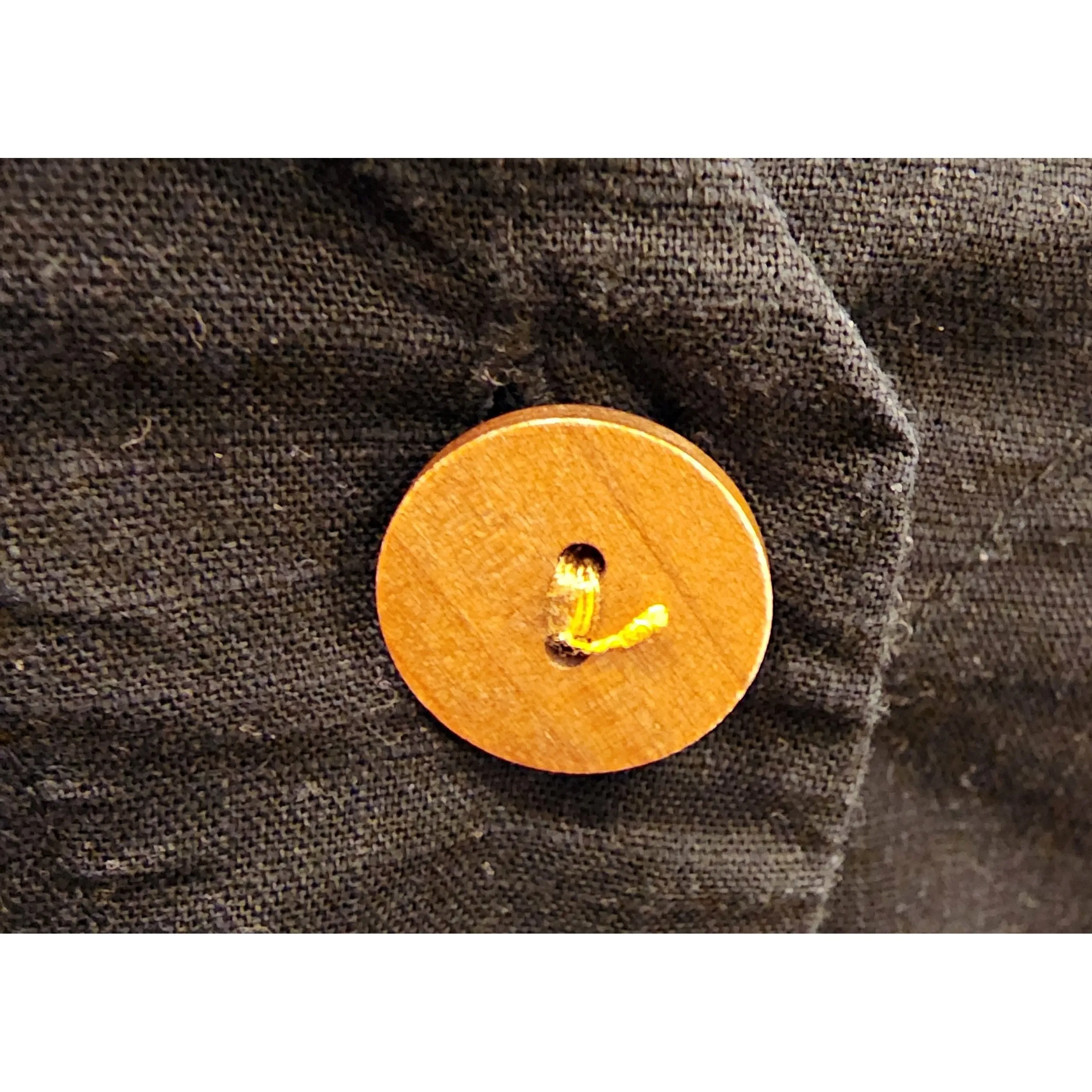 Gorman black tee shirt style top with front wooden buttons size 6 (best fits sizes 6-8)