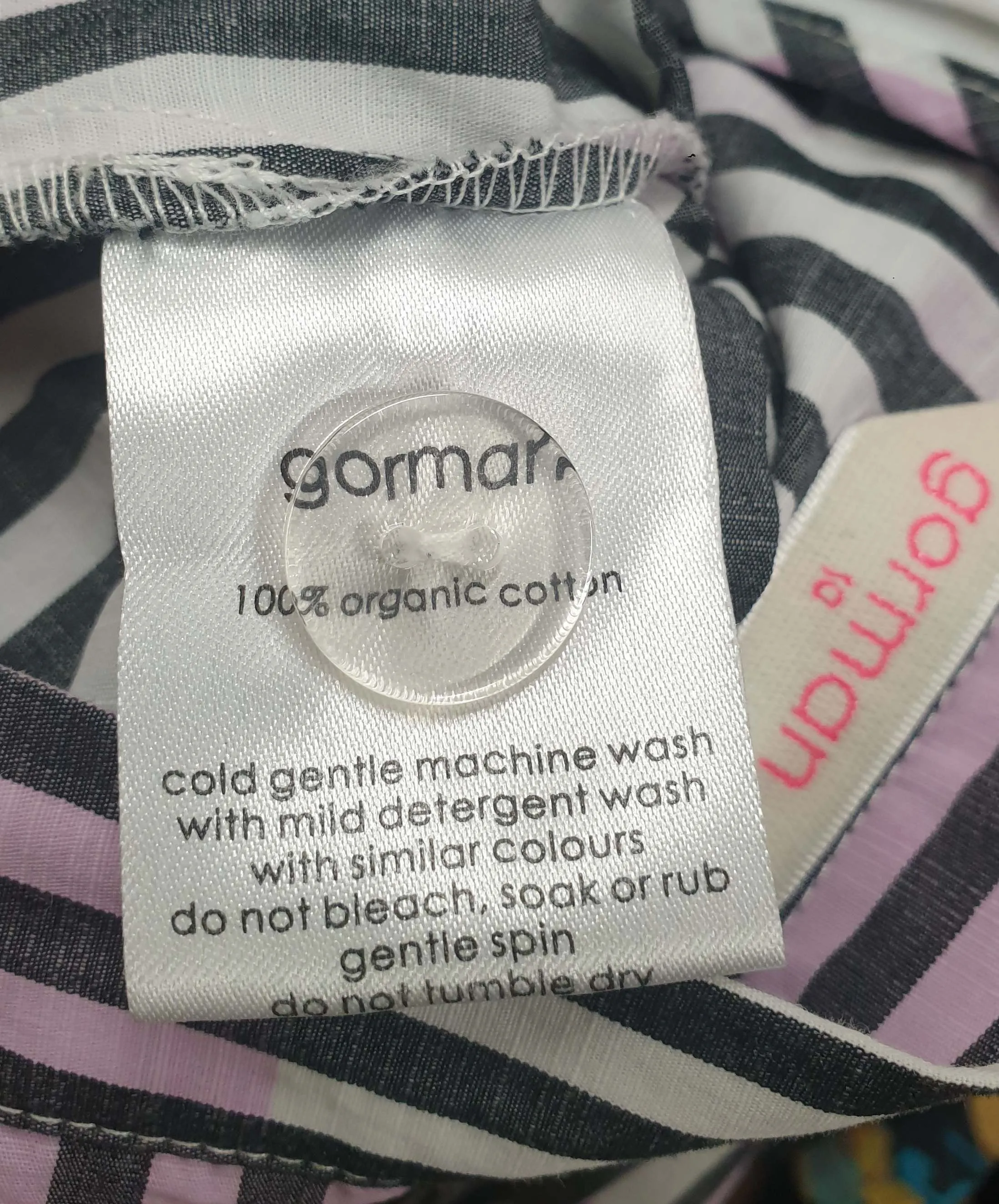 Gorman purple and white striped skirt size 10