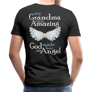 Grandma Amazing Angel Men's Premium T-Shirt (CK1890U)