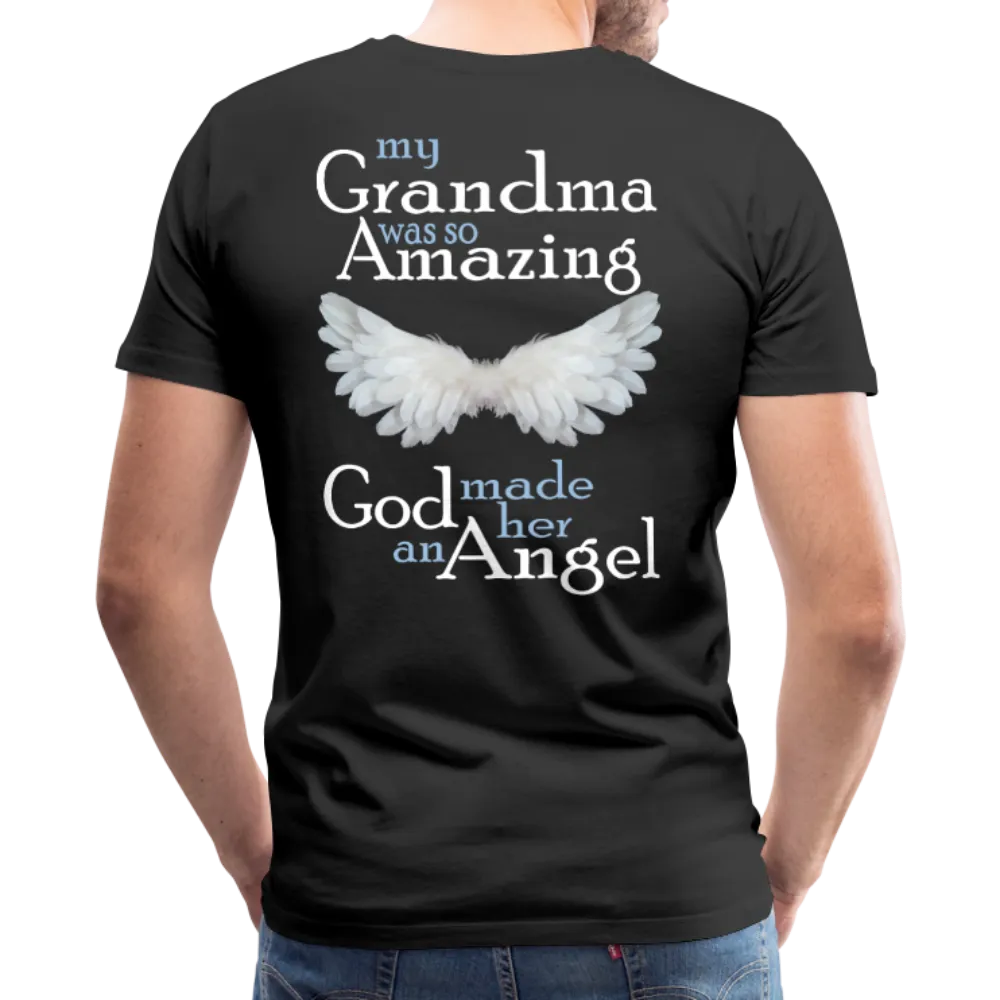 Grandma Amazing Angel Men's Premium T-Shirt (CK1890U)