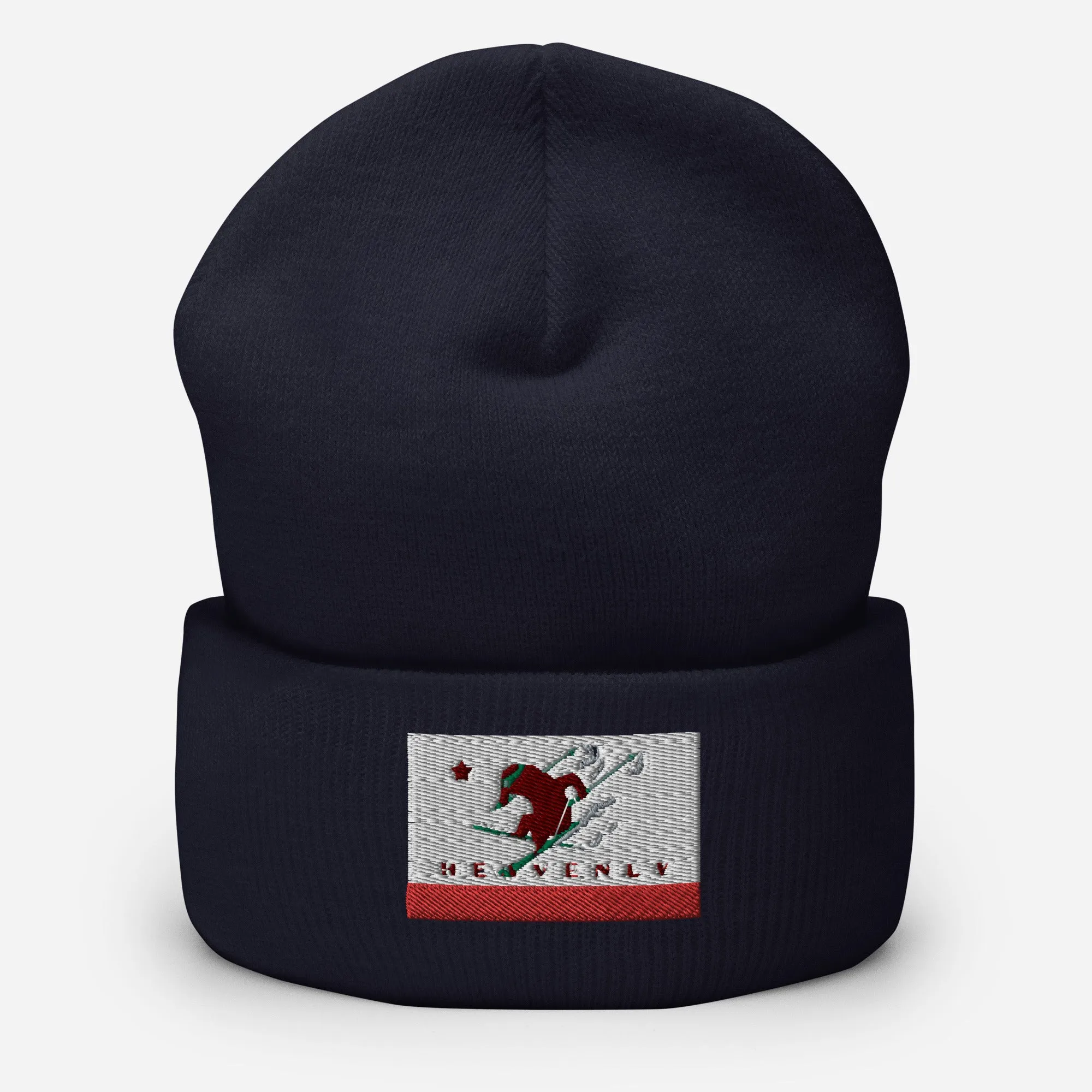 Heavenly CA Flag Ski Beanie