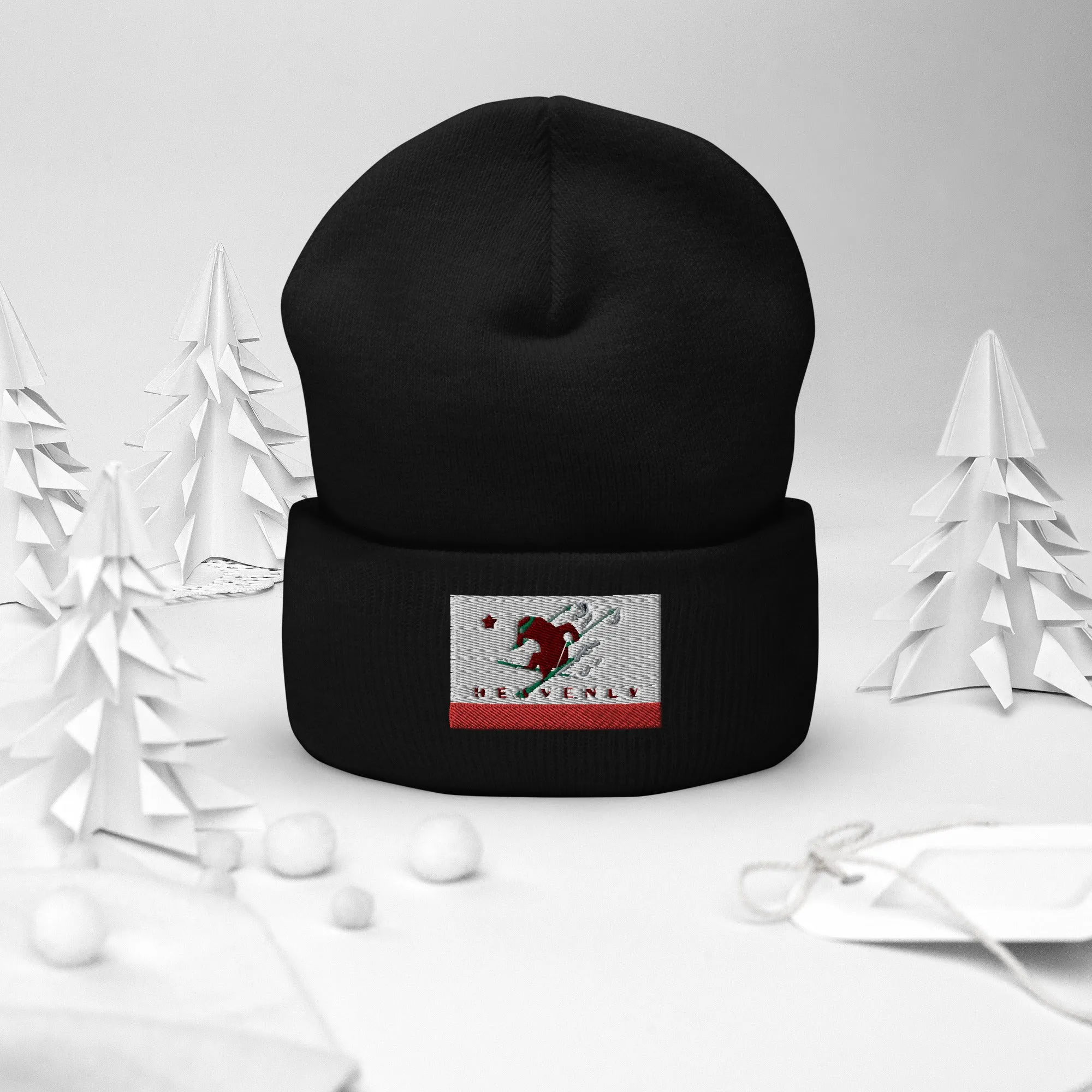 Heavenly CA Flag Ski Beanie