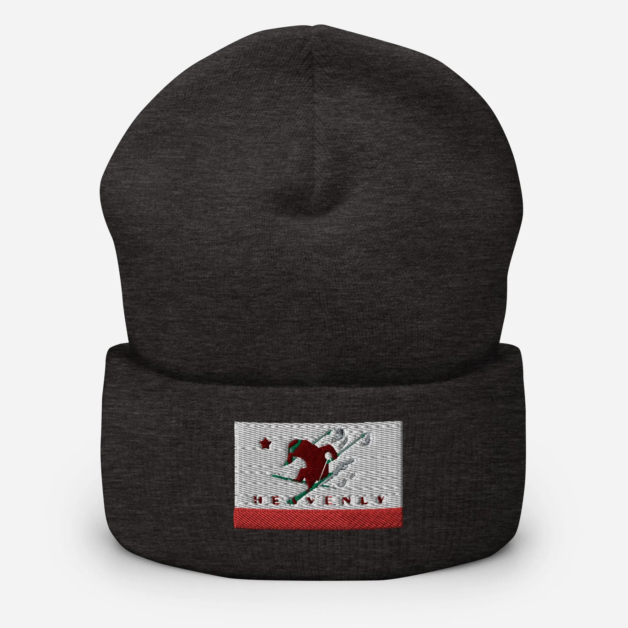 Heavenly CA Flag Ski Beanie