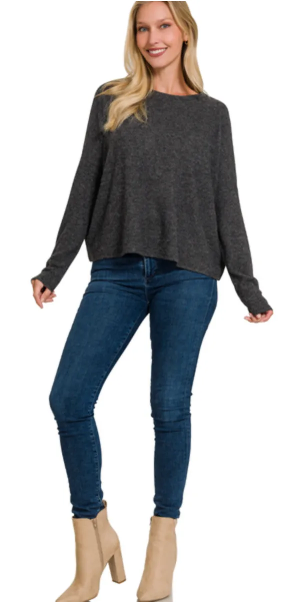 Here For You Long Sleeve Top-Multiple Colors Available