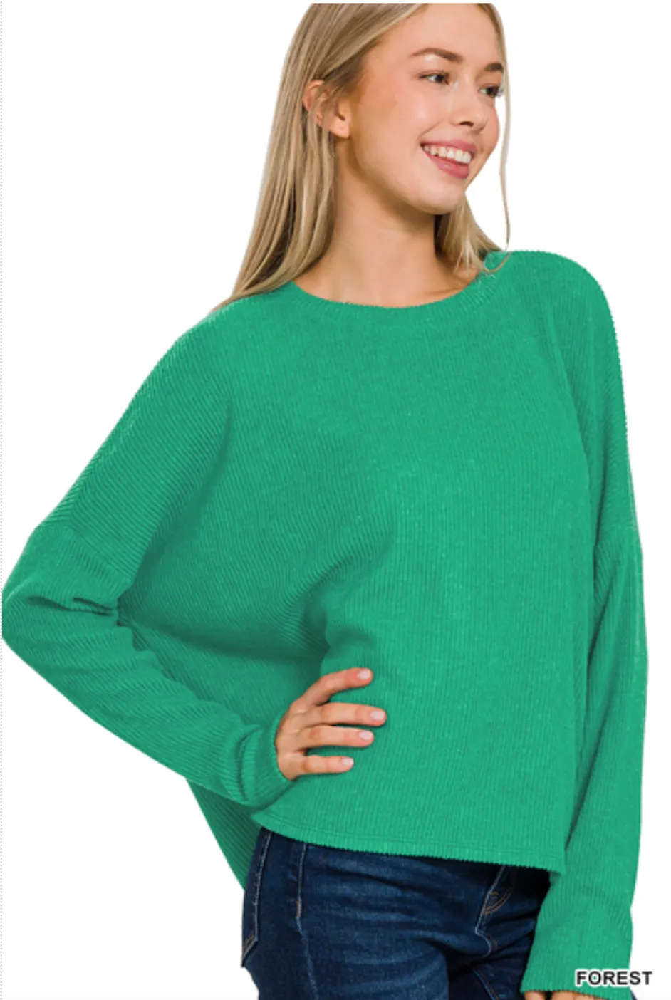 Here For You Long Sleeve Top-Multiple Colors Available