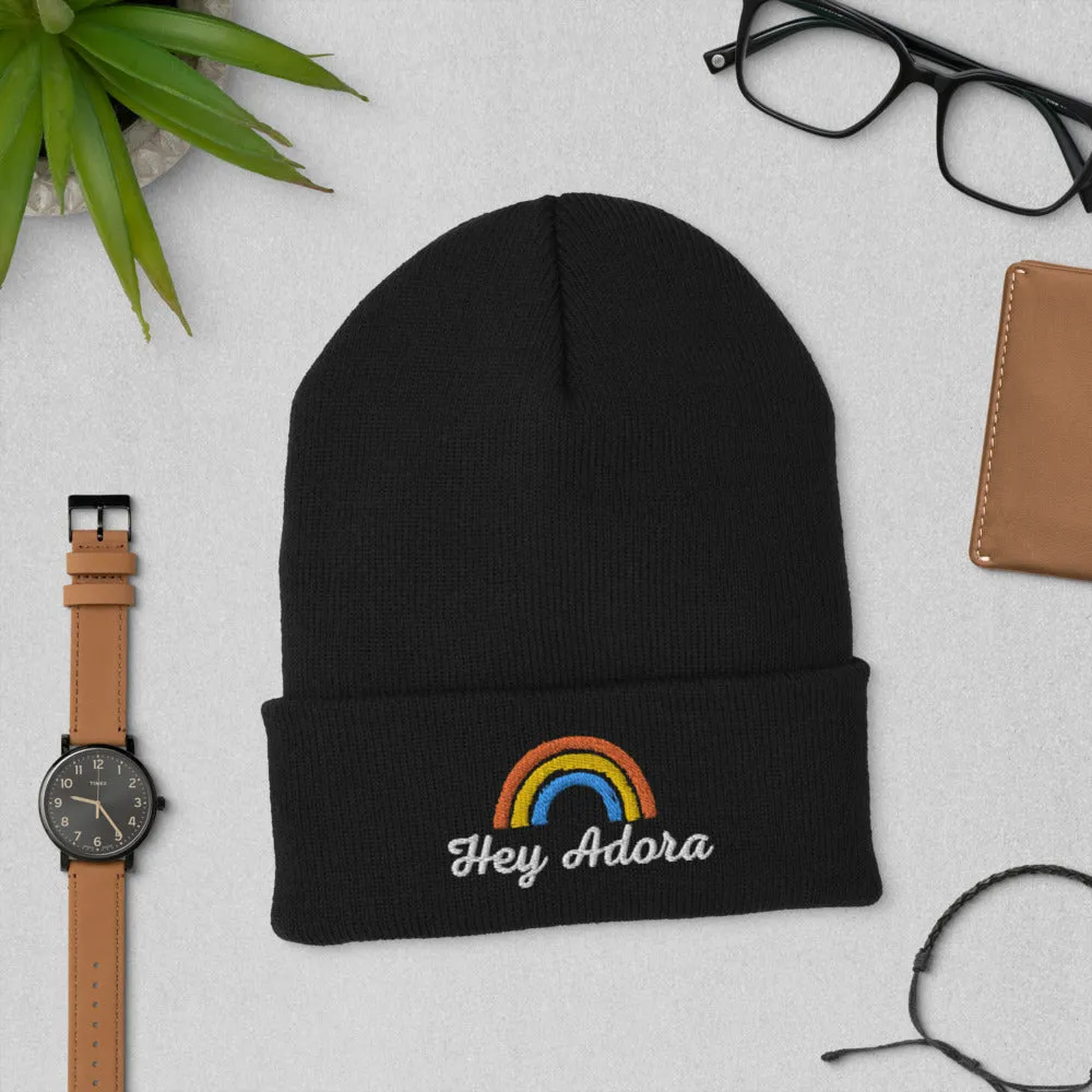 Hey Adora She Ra Hat, She-Ra And The Princess of Power, Catra Cuffed Beanie, Knit Hat