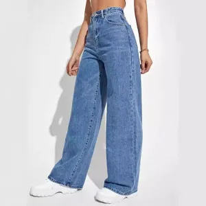 High Waist Loose Jeans