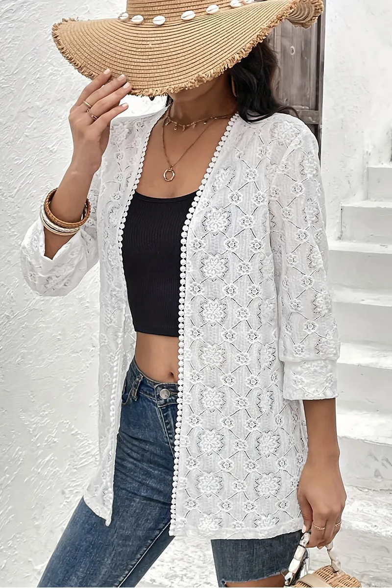 HTR1105 Elegant Lace Cover-Up
