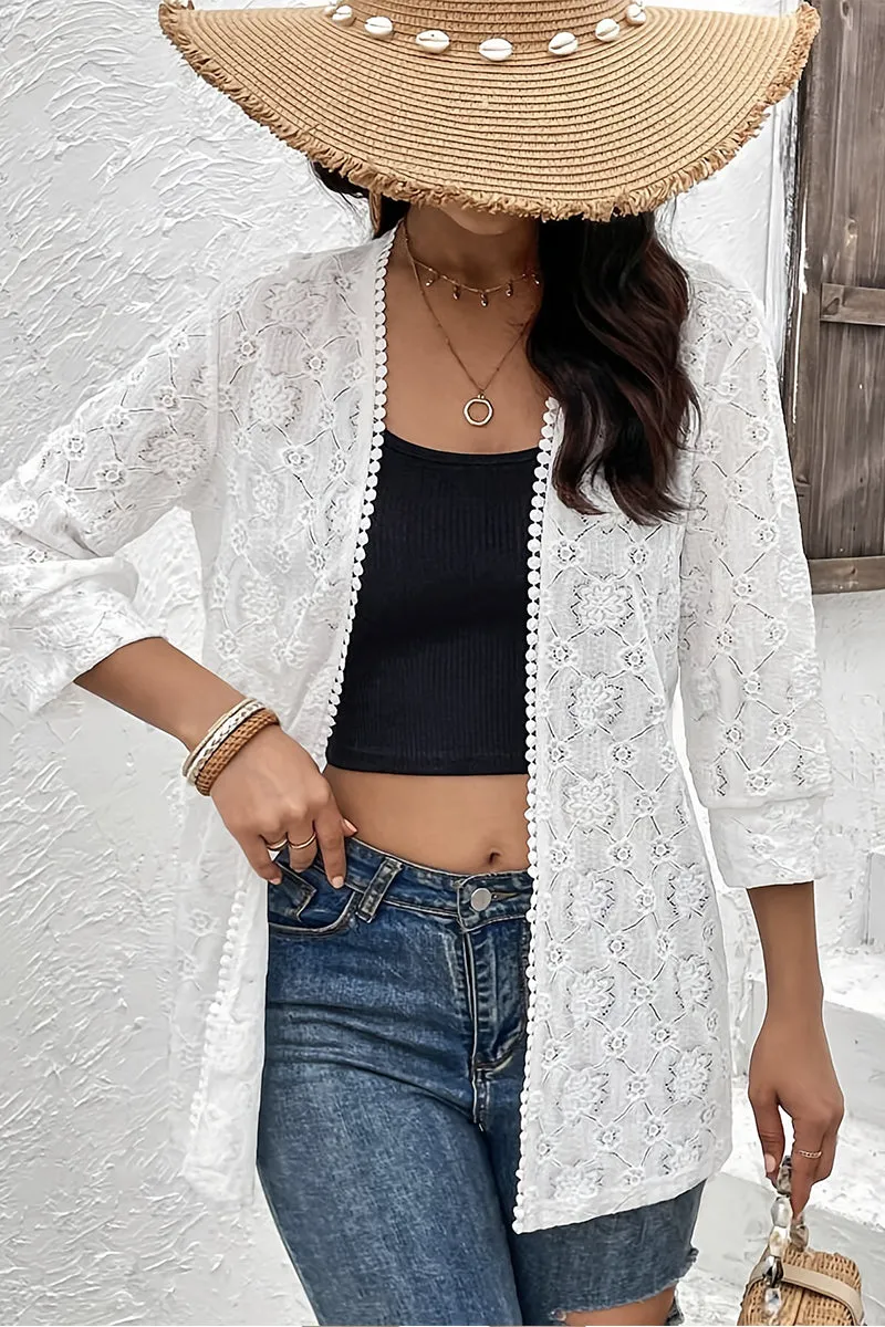 HTR1105 Elegant Lace Cover-Up