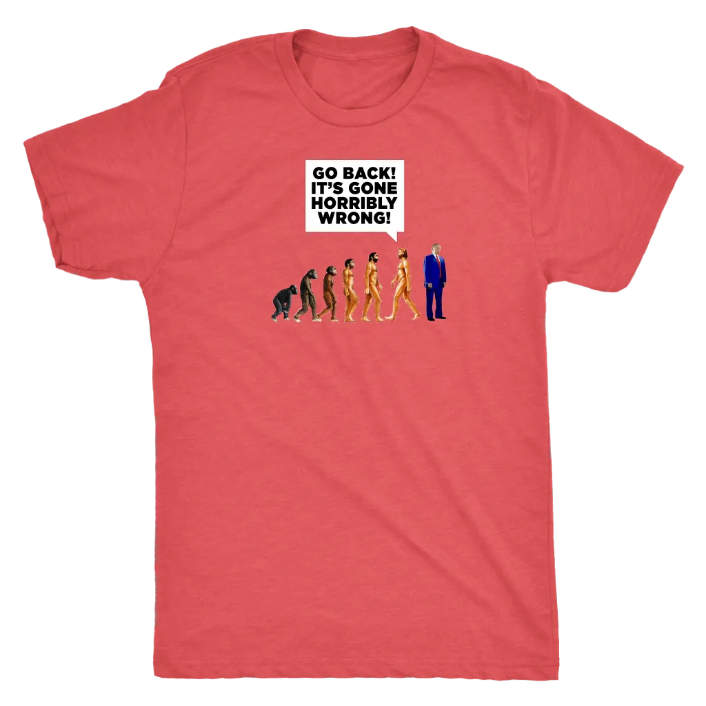 Human DE-VOLUTION From Monkey to Trump. "Go Back! It's Gone Horribly Wrong!"
