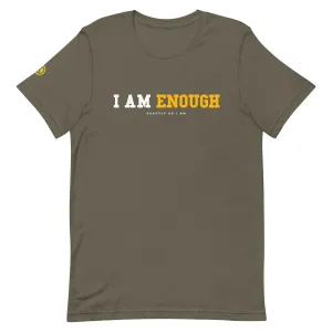 I AM ENOUGH STRONG Mental Health T-Shirt with Peace Sign for Women