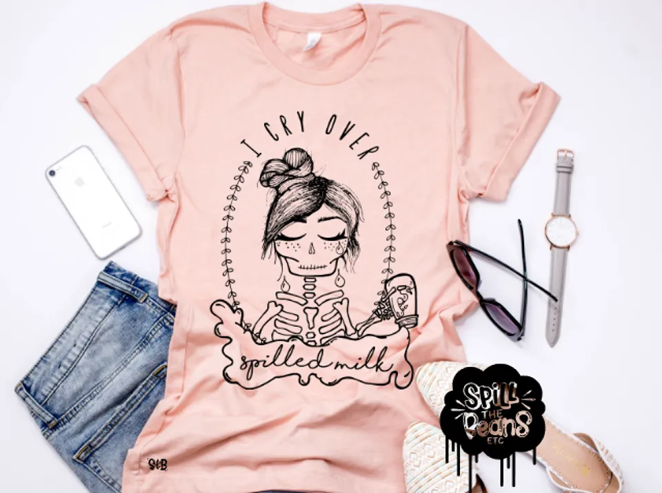 I Cry Over Spilled Milk Prism Color T-Shirt