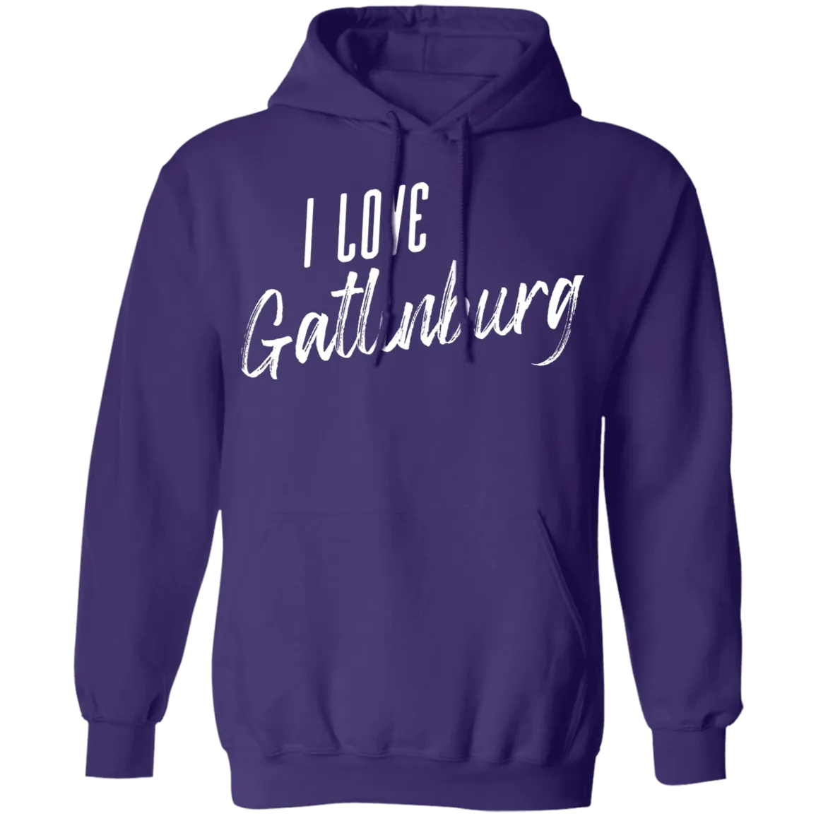 I Love Gatlinburg (White) - Pullover Hoodie