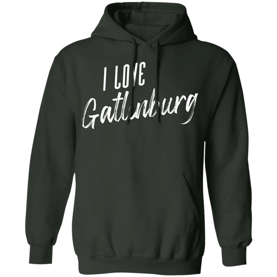 I Love Gatlinburg (White) - Pullover Hoodie