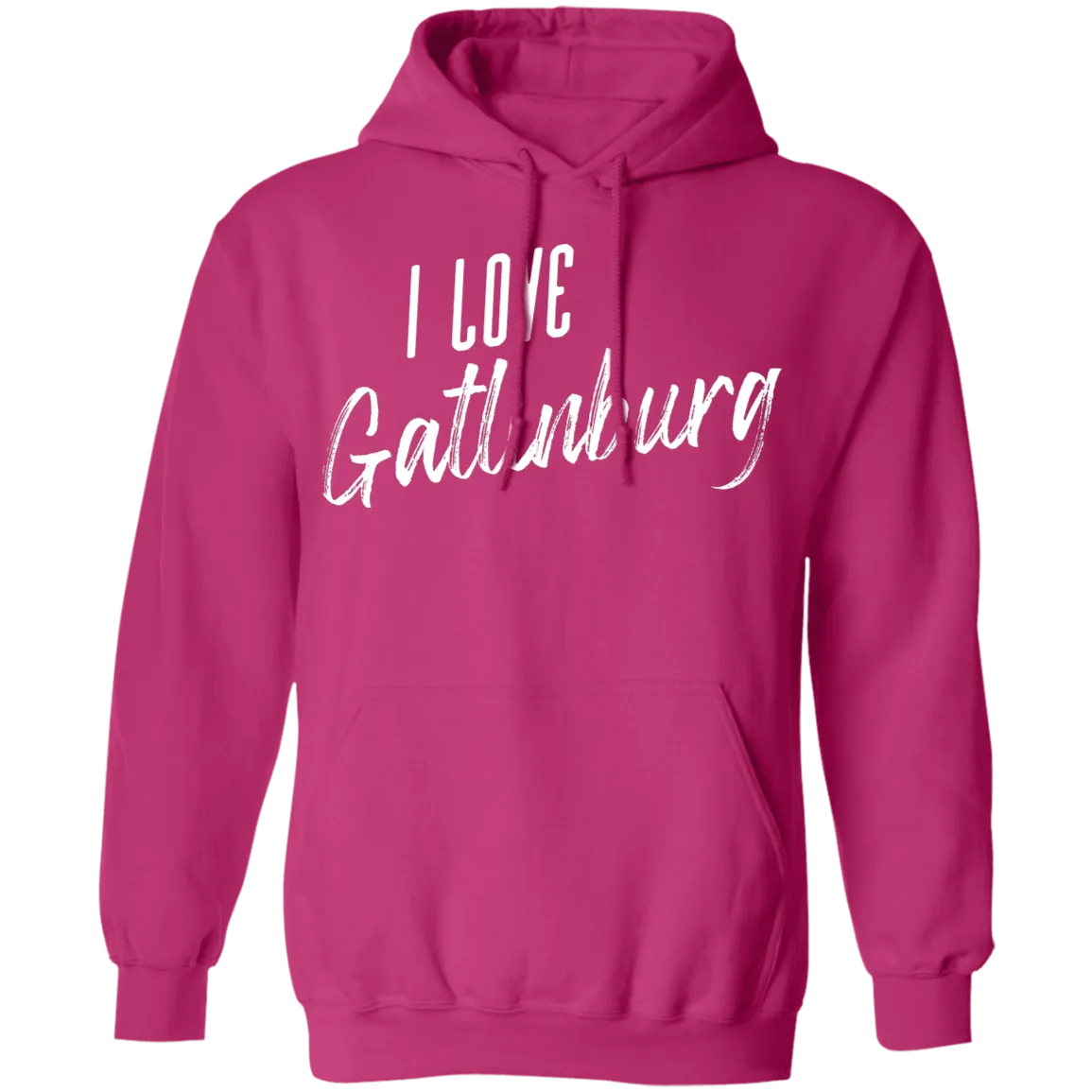 I Love Gatlinburg (White) - Pullover Hoodie