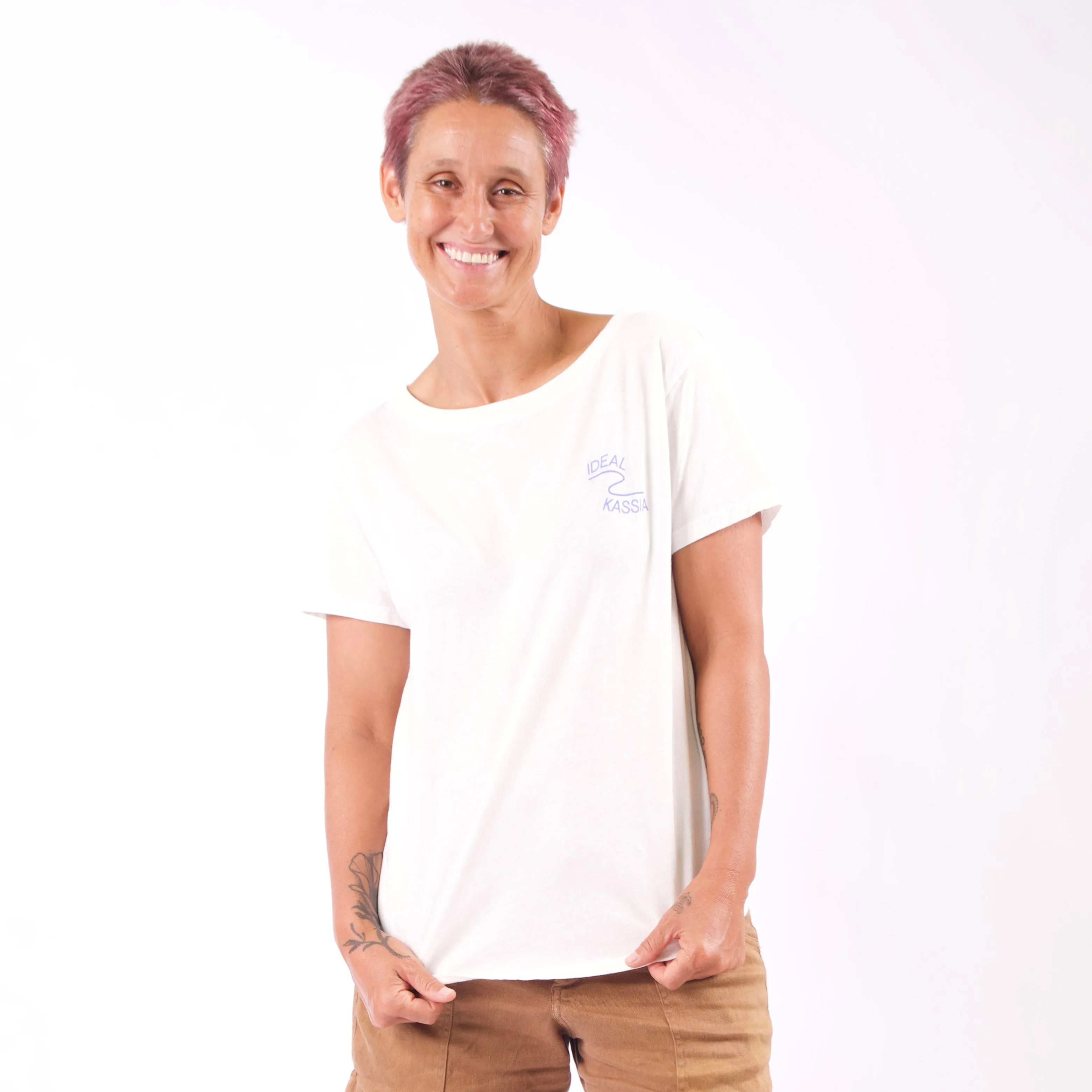 IDEAL x KASSIA SOFT WAVE SHORT SLEEVE SHIRT