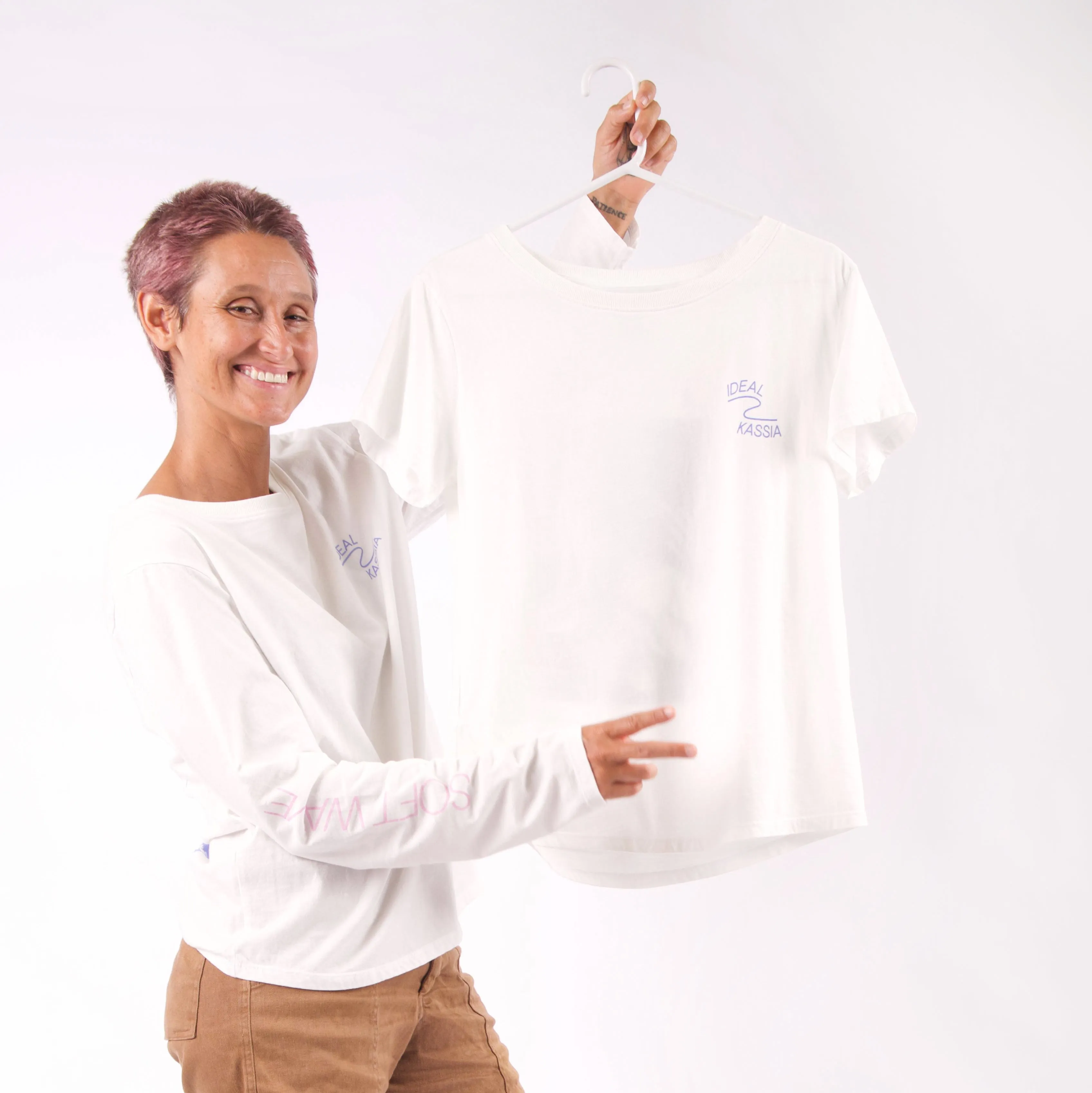 IDEAL x KASSIA SOFT WAVE SHORT SLEEVE SHIRT
