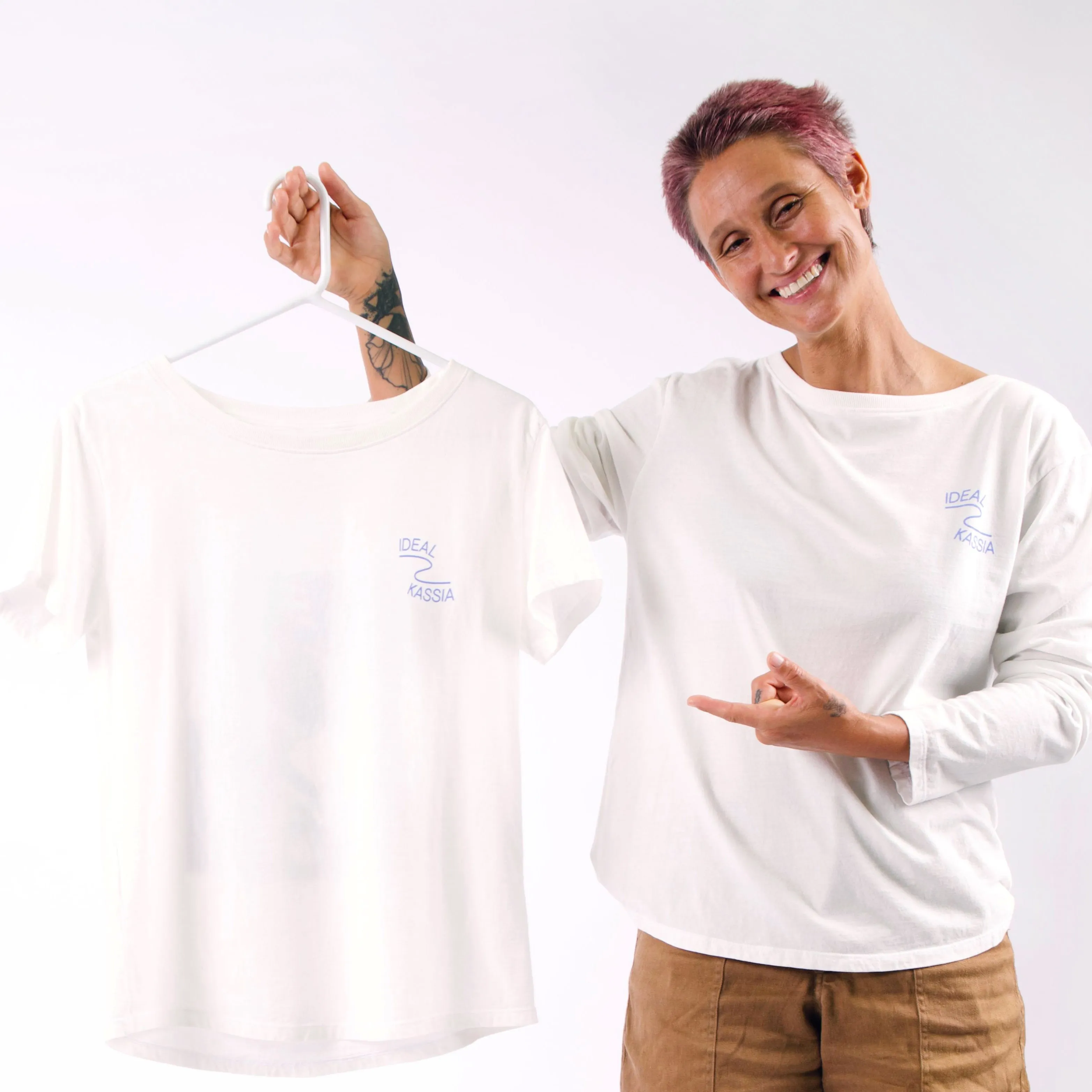 IDEAL x KASSIA SOFT WAVE SHORT SLEEVE SHIRT