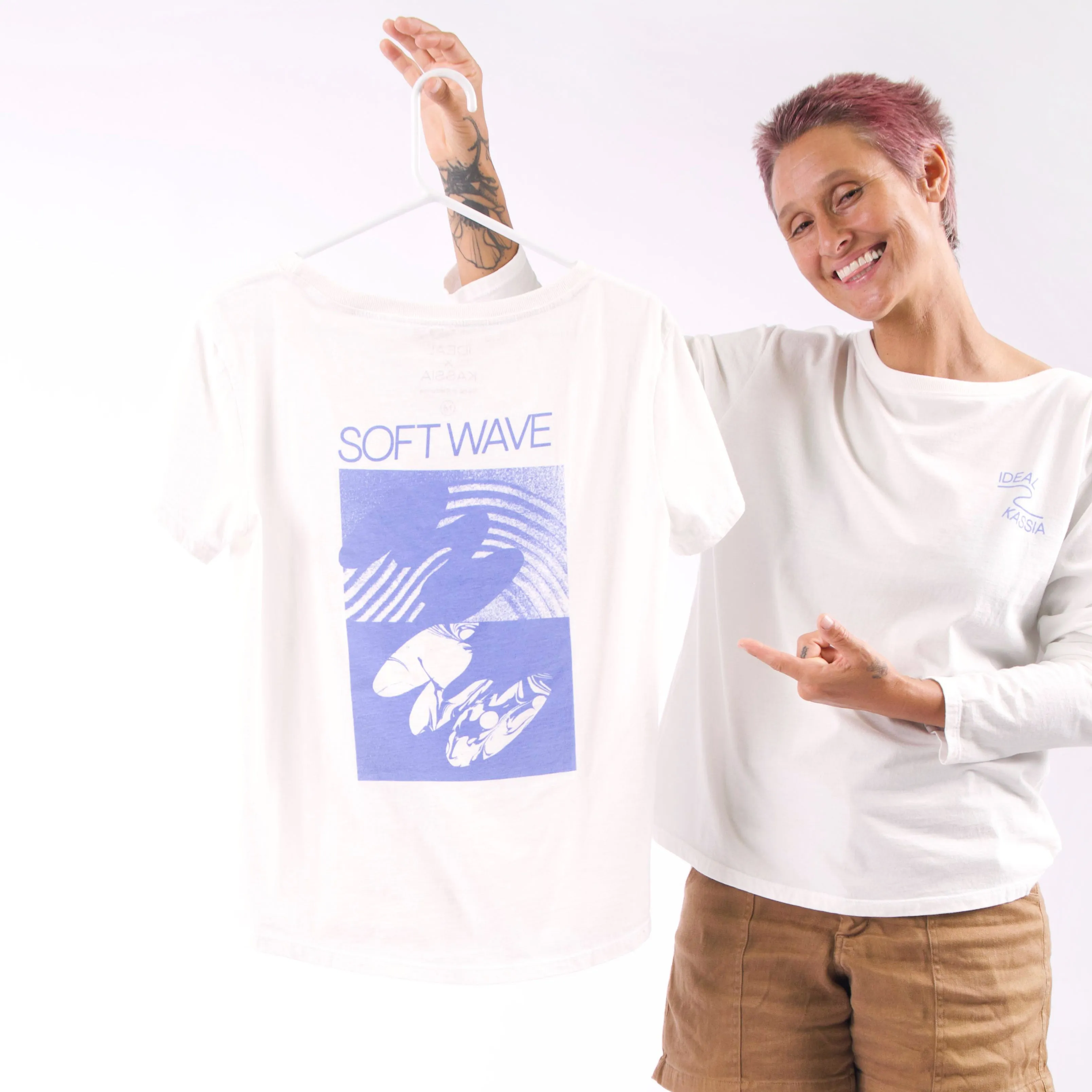 IDEAL x KASSIA SOFT WAVE SHORT SLEEVE SHIRT