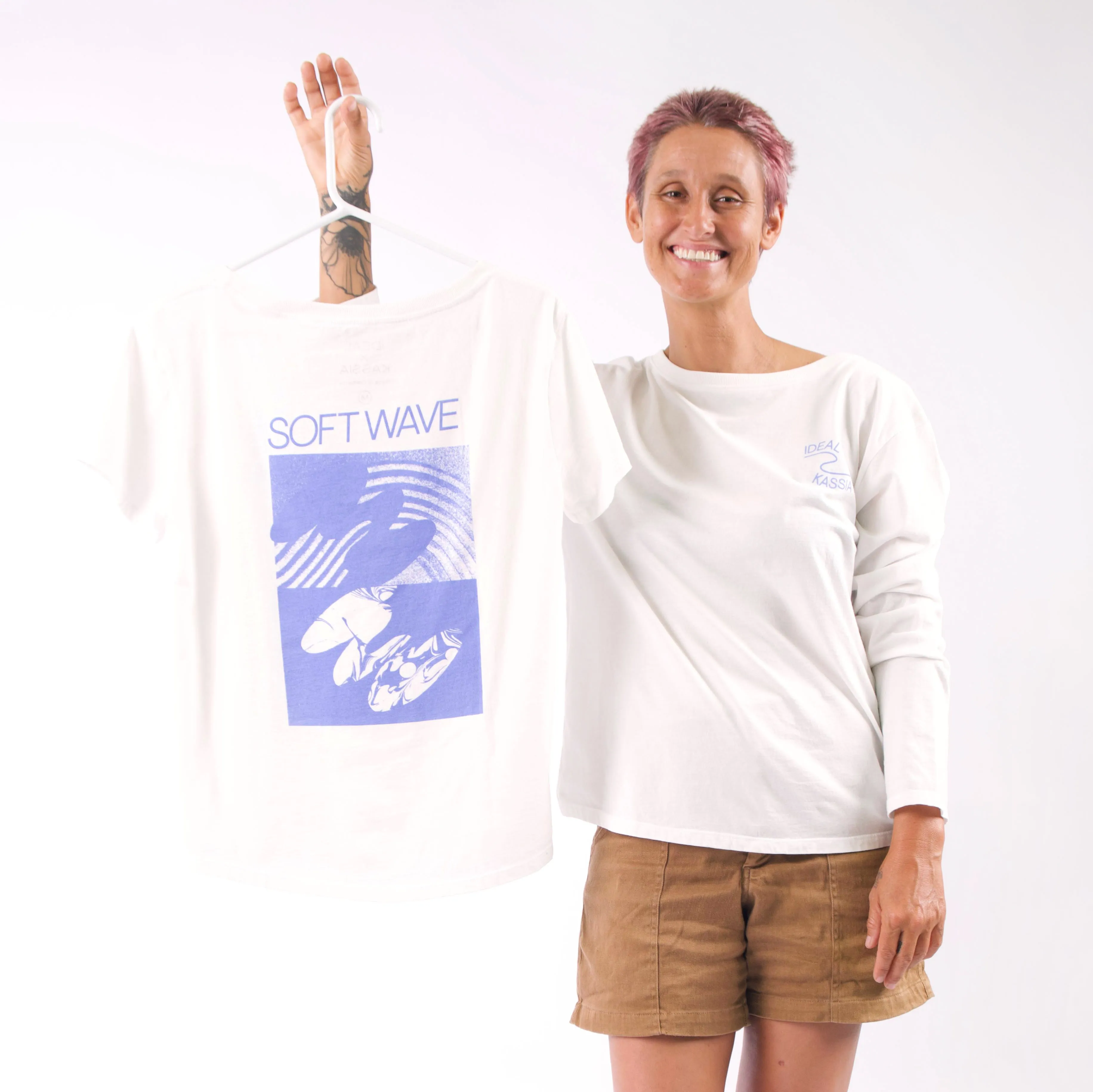 IDEAL x KASSIA SOFT WAVE SHORT SLEEVE SHIRT