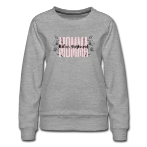 Italian Greyhound Momma Floral Women’s Premium Sweatshirt