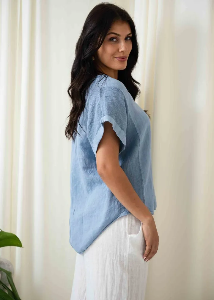 Italiano Top | Jeans Blue