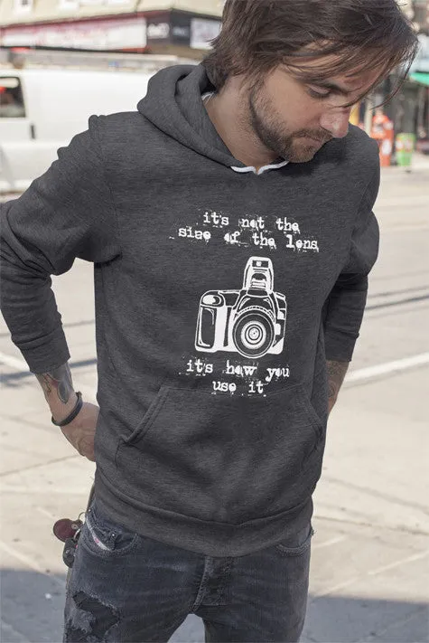 Its not  the sieze of the lens It's how you use it (Men)