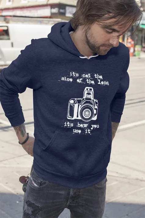 Its not  the sieze of the lens It's how you use it (Men)