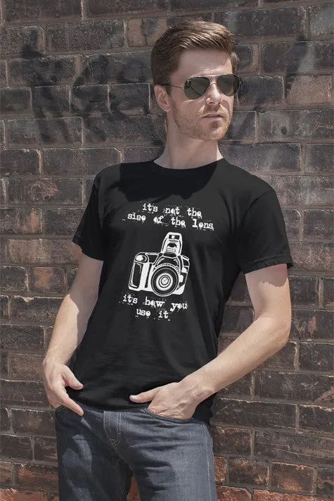 Its not  the sieze of the lens It's how you use it (Men)