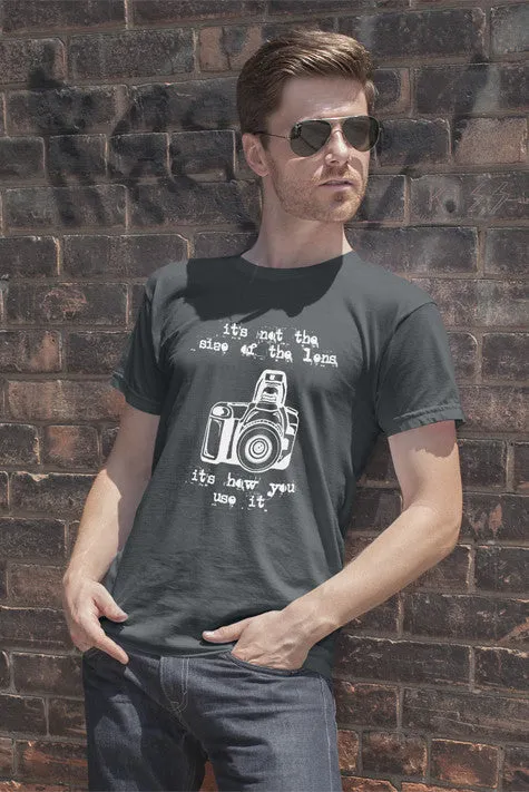 Its not  the sieze of the lens It's how you use it (Men)
