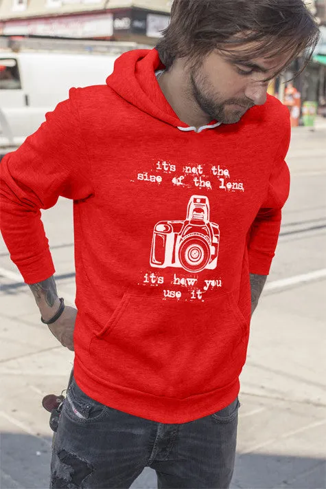 Its not  the sieze of the lens It's how you use it (Men)