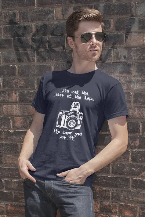 Its not  the sieze of the lens It's how you use it (Men)
